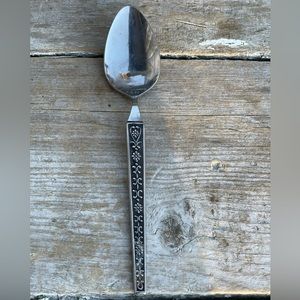 United Silver Co CORDOVA stainless floral MCM standard spoon flatware JAPAN